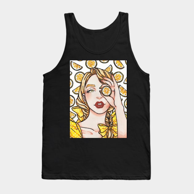 Golden Times Tank Top by bukkbianka